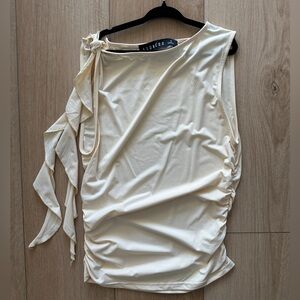 LIONESS Rendezvous Cream tank top - Small